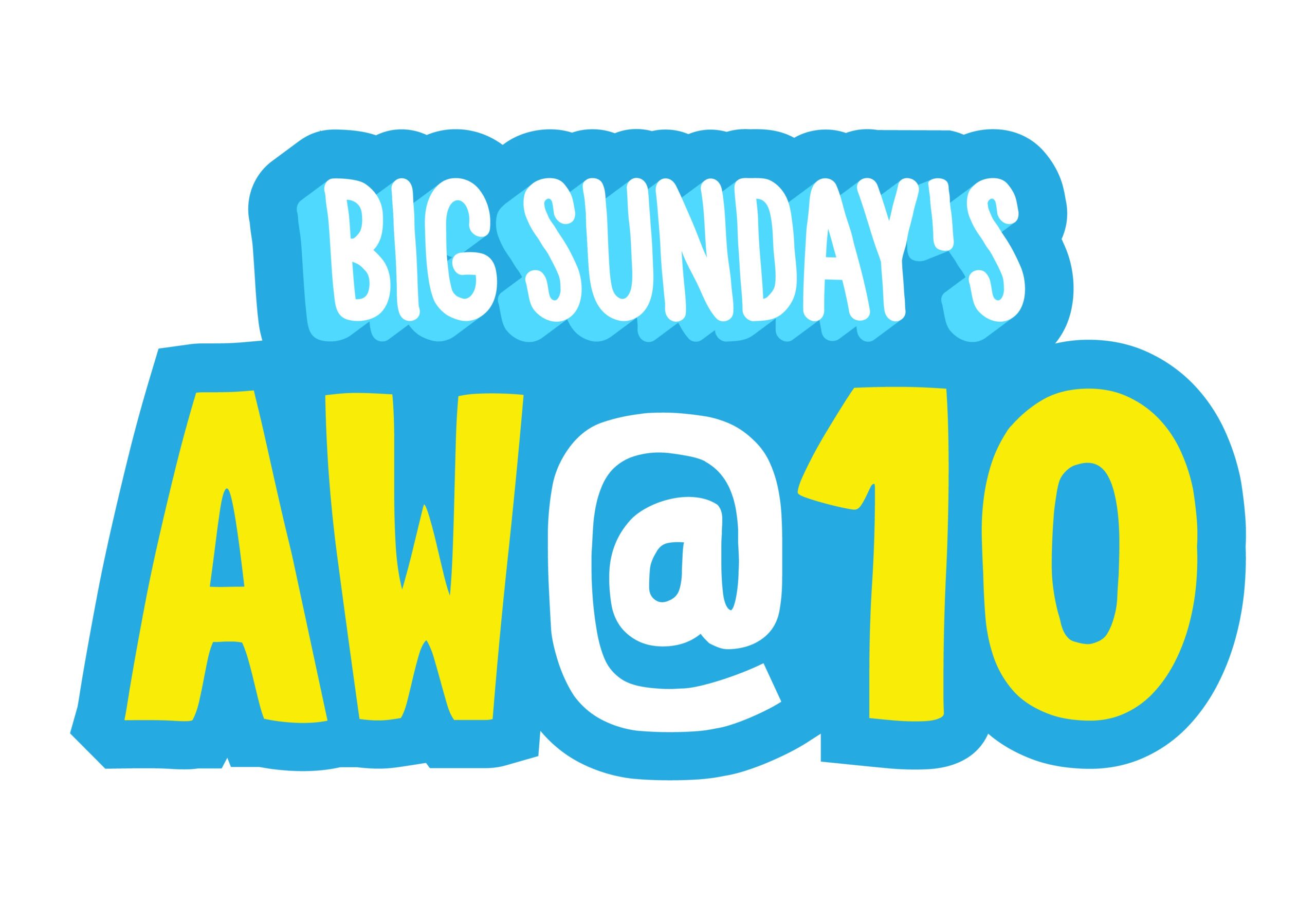 Logo image for Big Sunday's AW@10 event